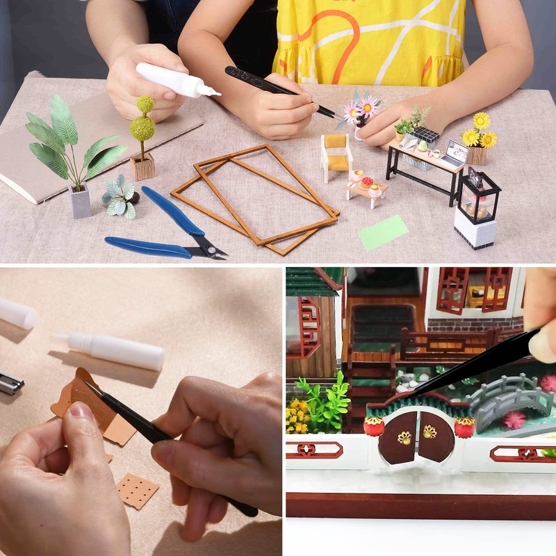 Spilay 16 Pcs Hobby Building Model DIY Tool Kit, Modeler