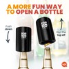 Pop-the-Top Beer Bottle Opener (Black): Automatic Bottle Cap Opener, Push