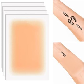 Parche Invisible Para Cubrir Tatuajes, 4pcs Cinta Ultrafina Y Transpirable Para Cicatrices, Impermeable, Resistente Al Sudor, Corrector De Maquillaje Para Tatuajes, Cicatrices Y Marcas De Nacimiento