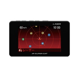 Yupiteru LS100 Radar Detector with Esferic Lens Compatible with Laser Light Reception 3.2 Inch LCD