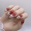 Kokowomite Nails Handmade Nail Tips, Oval Medium, Long, Magnetic Nails,