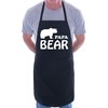 print4ucouk Papa Bear Funny Fathers Day BBQ Cooking Novelty Apron