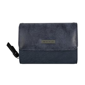 TOM TAILOR Women's Wallet, Black (Grey), 4 x 10 x 14 cm, Women's Purse (Elin) - green blue, size: 4x10x14 cm (B x H x T)