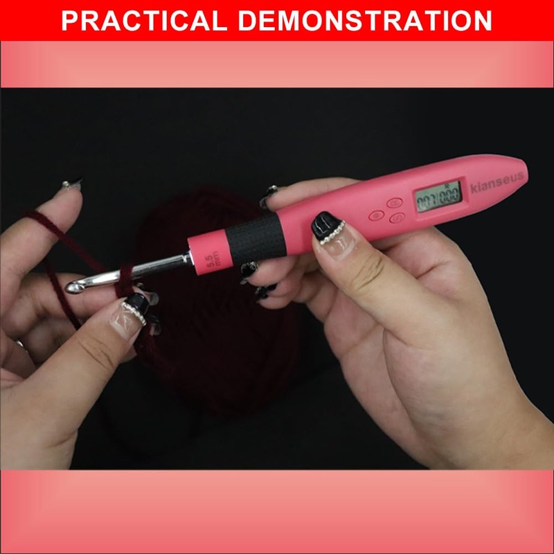 Automatic Counting Crochet Hooks - Convenient Knitting Tools for Crocheters,