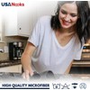 USANOOKS Microfiber Cleaning Cloth - 12Pcs 12.5x12.5 inch High Performance
