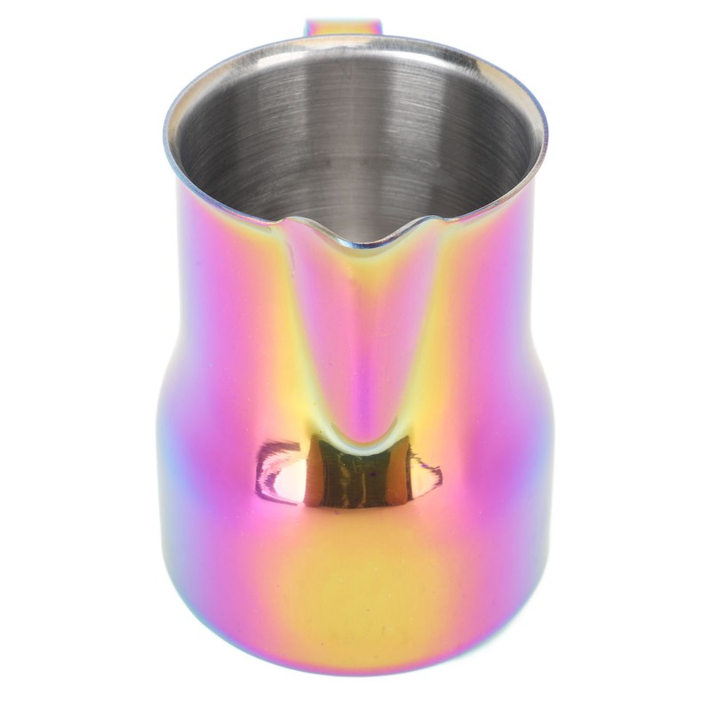 Milk Frother Cup 350ml 304 Stainless Steel Pointed Mouth Foaming
