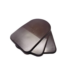 BML 3mm Heel Lifts, 3pk (Mens Large, Brown [Soft])