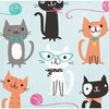 Cat Party Beverage Napkins, 48 ct