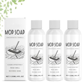 HOMOCOO Mahogany Mop Soap, R&W Mop Soap, R&W Mop Soap for Floor Cleaning, R&W Mop Soap Brazilian Wave, Floor Cleaner for Mopping, Luxury Mop Soap for Floor Cleaning, Highly Scented Mop Soap (360ml)