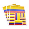 JBCD Colombia Flag Decal Car Sticker Colombian Flags for Trucks