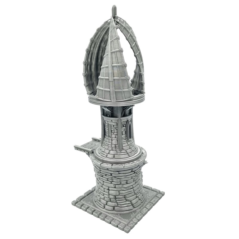 QP3D Windmill Terrain Ruined Landscape for Tabletop and RPG 28-32mm