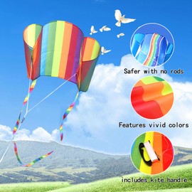 Simxkai pocket kite, easy to fly for kids, girls, boys, adults 3D 3 set (flash&eurora&block)