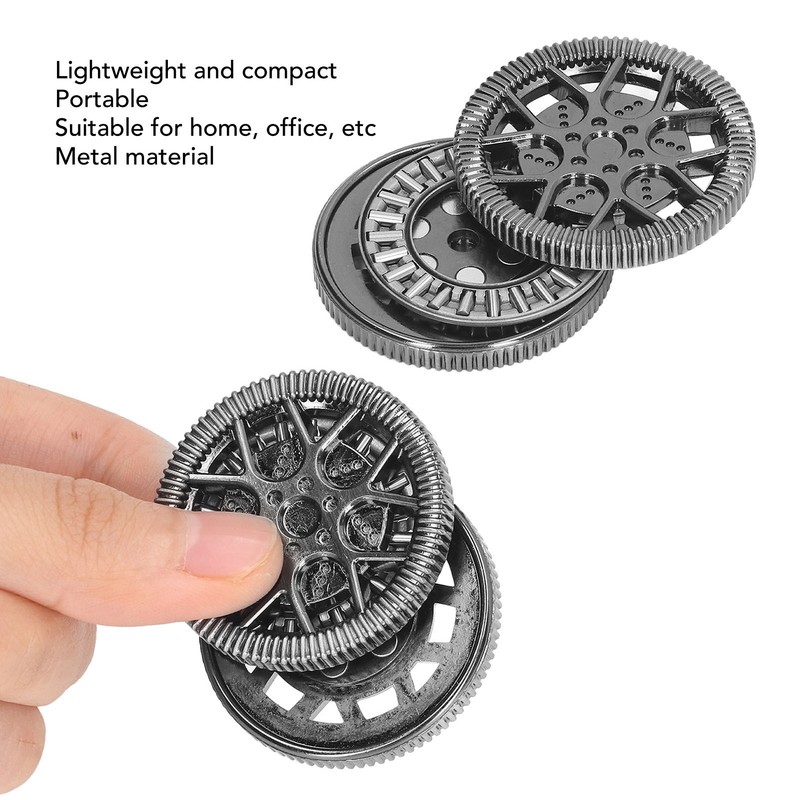 Hollow Hub Pattern ADHD Haptic Coin Portable Magnetic Anxiety Stress