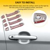 OCPTY 4PCS Door Handle Covers for 2012-2017 for Toyota Camry