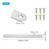 PATIKIL Stainless Steel Corner Blacket 195 x 19mm / 7.68