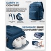 Vacuum Travel Backpack with Pump for Women,Personal Item Carry on