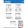 FEINER® 5 Piece Washbasin Drain Seal Set for 1 1/4