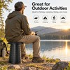 Collapsible Camping Stool for Hiking & Commuting – Adjustable Height
