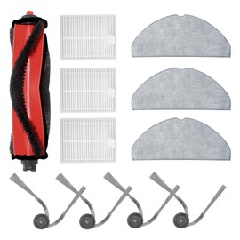 Replacement Parts Only for Roborock Q7 M5 / M5+ Robot Vacuum 1Main Brush 4 Side Brush 3 Filter 3 Mop Pad Accessories