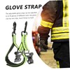 BUGUUYO Firefighters' Essential 2 Pack Glove Safety Straps Reflective Straps