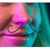 Longita Mustache Septum Ring 16g Septum Mustache Nose Ring Mustache