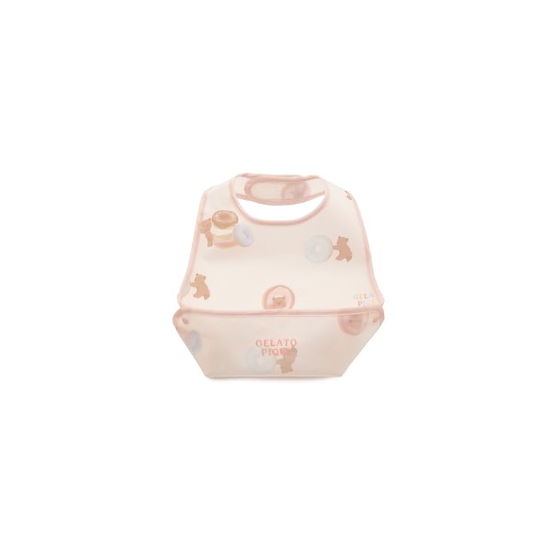 Gelato Pique PBGG252446 Baby Donut Bear Pattern Meal Style, Pink
