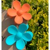 4Pcs Flower Claw Clips Matte Flower Hair Clip Strong Hold