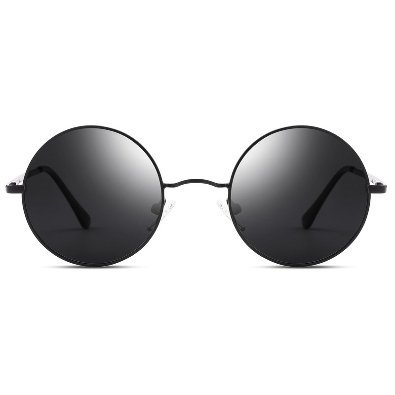 Pro Acme Retro Small Round Polarised Sunglasses for Men Women,