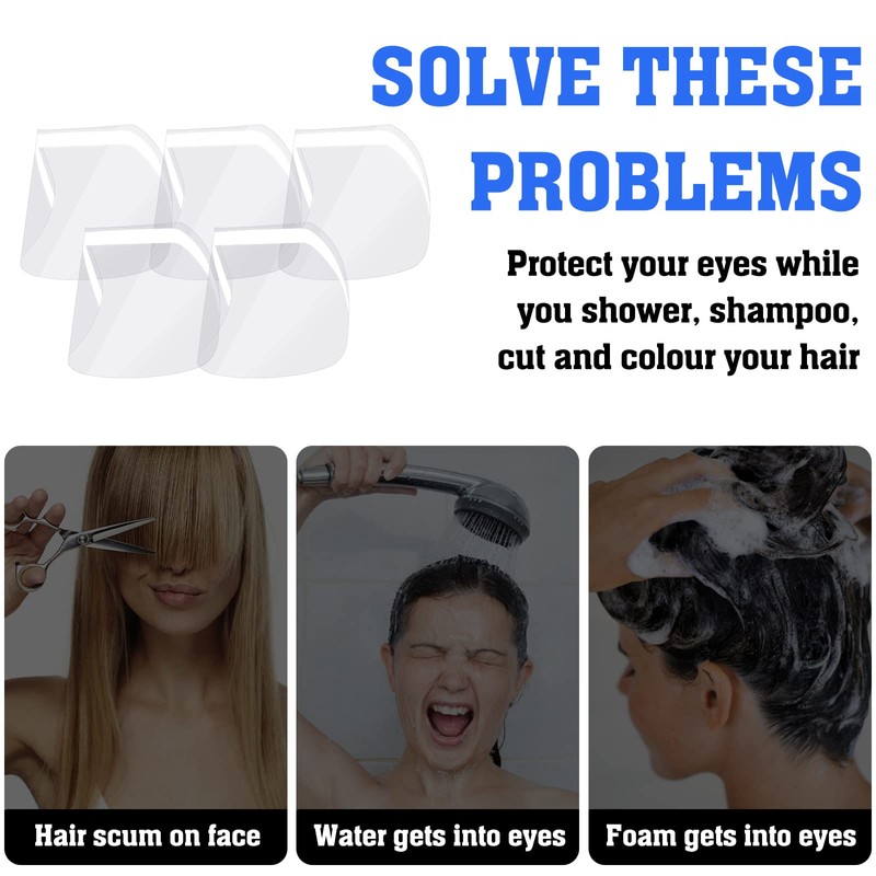 VEGCOO 150 Pcs Shower Face Eye Protector Shield, Shower Face