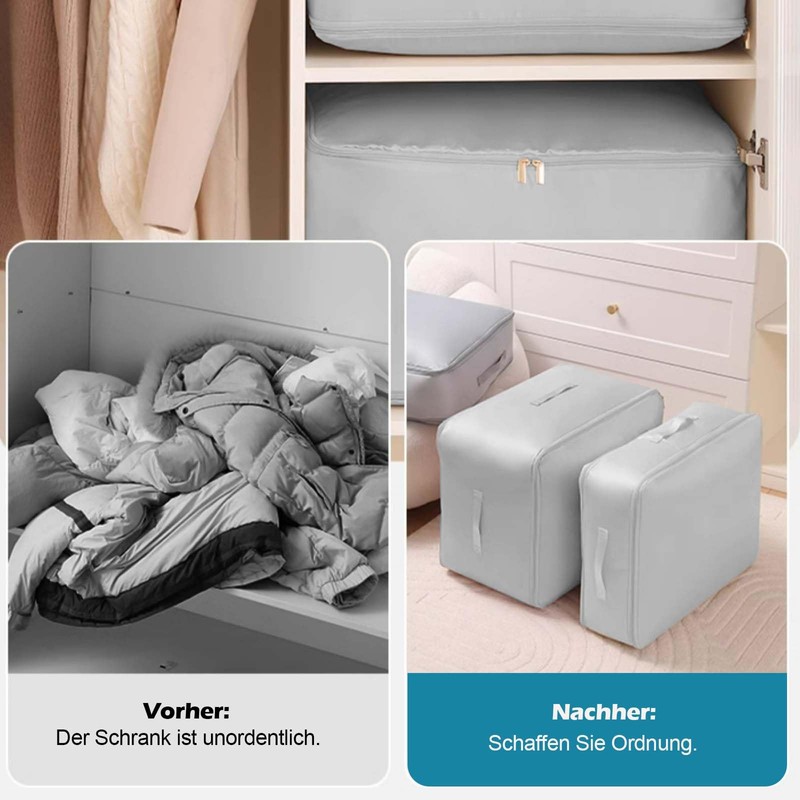 Ultra Space-saving Self-Compressing Organiser, 2024 Compressing Bag, Movable Organiser Pockets