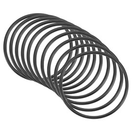 QUARKZMAN Nitrile Rubber Seal O-Rings 40 mm x 36 mm x 2 mm for Tap Plumbers Repair Seal Connection, Black Pack of 10