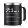 NOWWISH Chaos Coordinator Mug, Funny Gifts for Boss Men, Teacher,