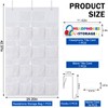 AmazingSpark 1 Pcs 16 Pockets Classroom Headphone Storage Thickened Non-Woven