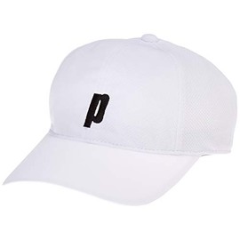 Prince PH518 Tennis Wear, Cool Cap, Unisex, white x black (202)