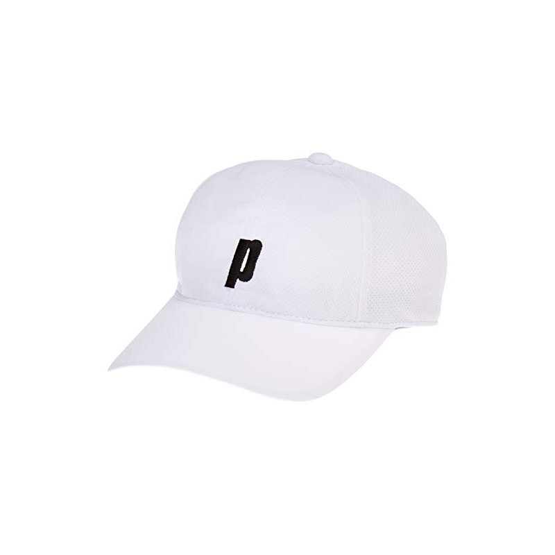 Prince PH518 Tennis Wear, Cool Cap, Unisex, white x black