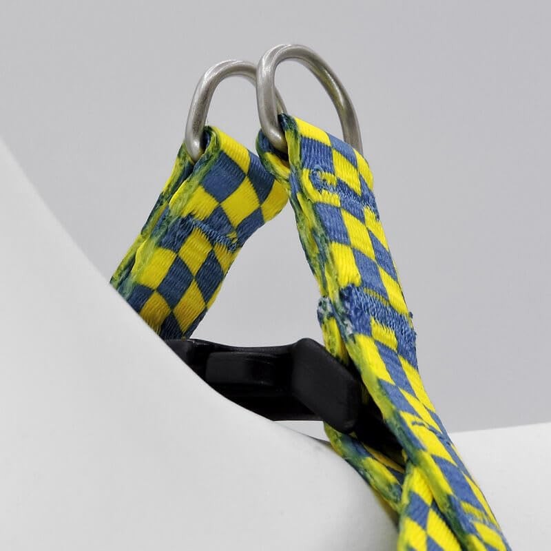 MORSO® MINI Adjustable Harness for Small Dogs, Yellow and Blue,