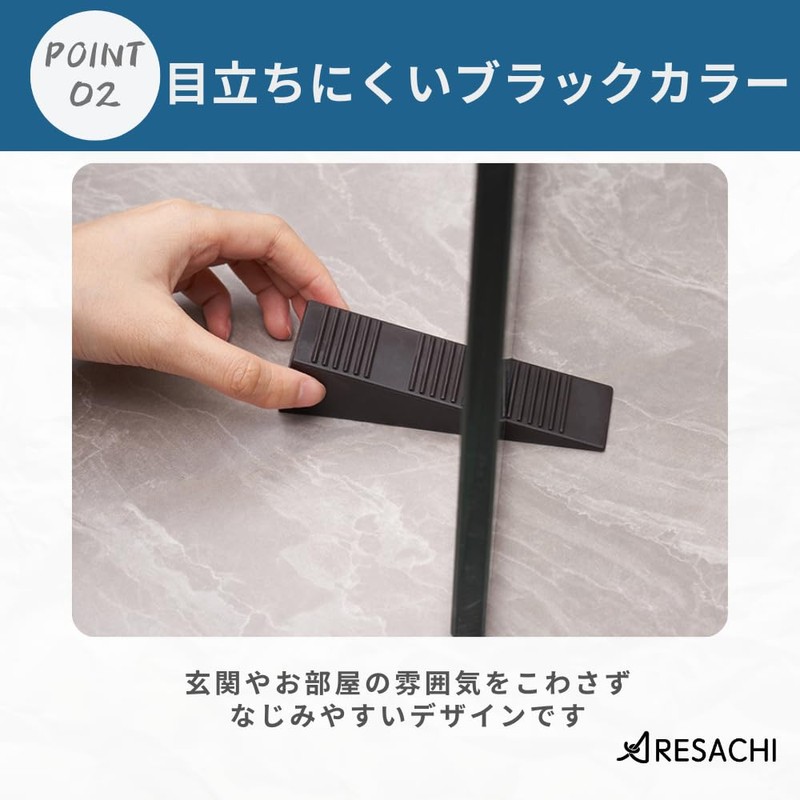 ARESACHI Door Stopper Rubber Stopper Door Stop Entrance Door 4pcs