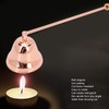 6pcs Candle Extinguisher Rose Gold Rotatable Bell Shaped Candle Extinguisher