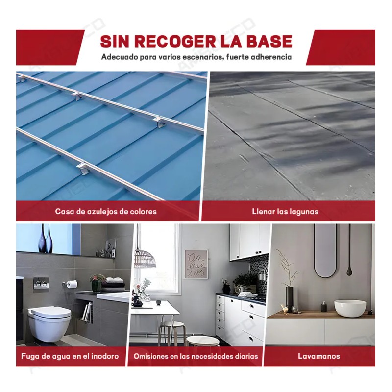 Cinta Impermeable Aluminio 10CMx10M Sellado Fugas Agua Resistente