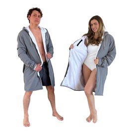 MACAR Waterproof Swim Parka with Towel Lining – Ideal for Poolside & Outdoor Activities