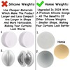 Magnetic Curtain Weights 8 Pack of Waterproof Magnets + Carrying