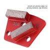 3PCS Trapezoid Diamond Floor Grinding Pad Disc #30 Grit Metal