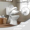 Aünsffer Raised 2.91'' Toilet Seat Elongated, Toilet Seat Riser for