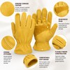 Heavy Duty Leather Work Gloves for Men & Women –