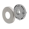 Hoppe Amsterdam Stainless Steel F69 Rosette Fitting E1400Z/42KV/42KVS, Bathroom/Toilet Design