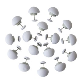 LISSION Duvet Clips, Non-Slip Duvet Cover Clips Pins 16 PCS, One-Button Unlock, for Quilt, Blanket, Bed Sheet, White