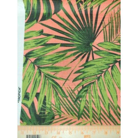 Tommy Bahama Tropica in Jungle BTY Tommy Bahama 100% Cotton Slub 54" Wide Palm Leaves