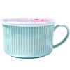LMRLCS Soup Mug with Lid Noodle Bowl with Handle for