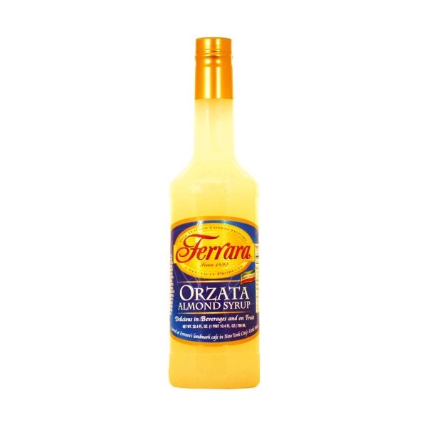 Ferrara Orzata Syrup, Almond, 25.4-Ounce Bottles (Pack of 4)