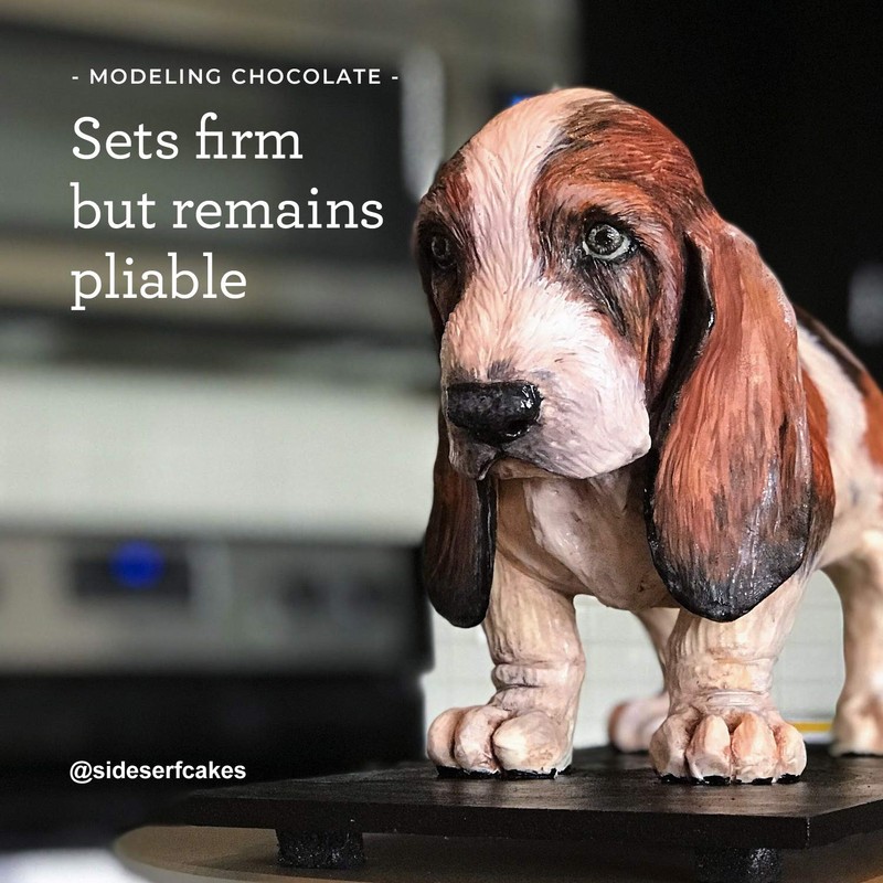 Satin Ice ChocoPan Blue Chocolate Fondant (1 Pound) For Cake